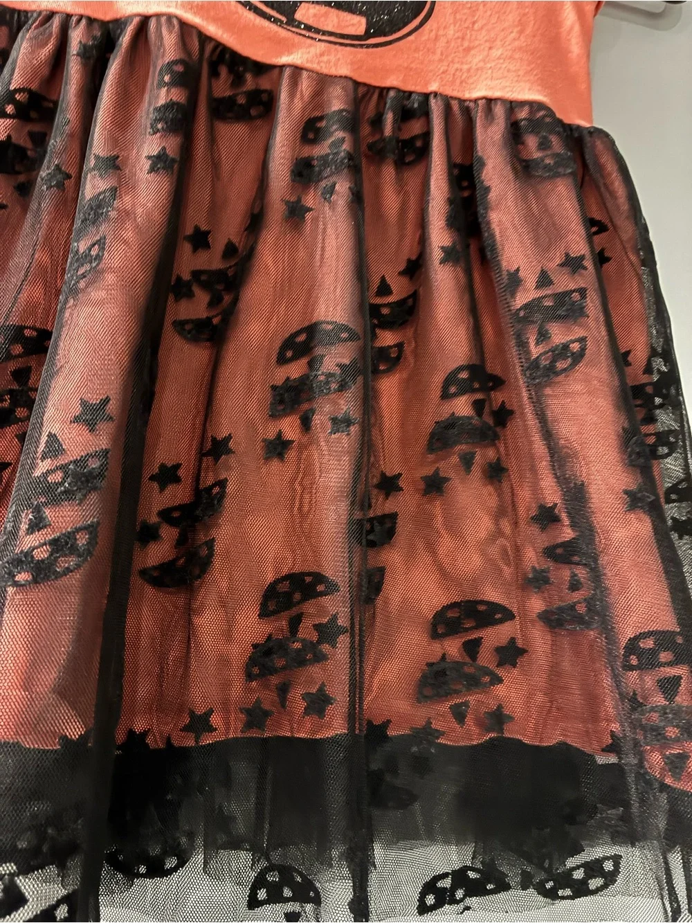 Orange Pumpkin Tulle Dress Halloween Costume